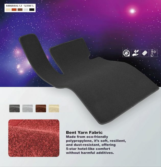 Custom Personalized Cream White Car Floor Mats Leather Liners - Image 4