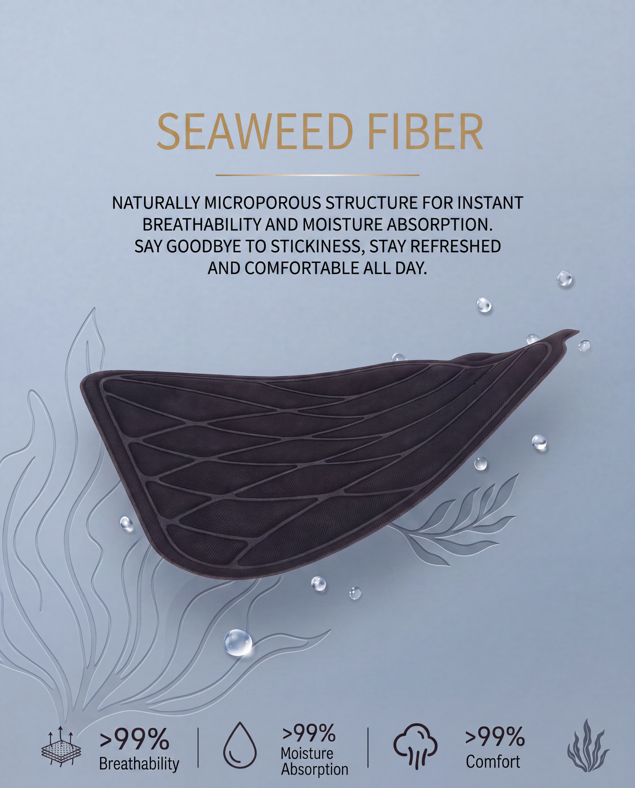 Universal Soft Fiber Car Brown Cushion, Latex Foam Core, Breathable Washable Anti-Slip Pad for Car - Image 4