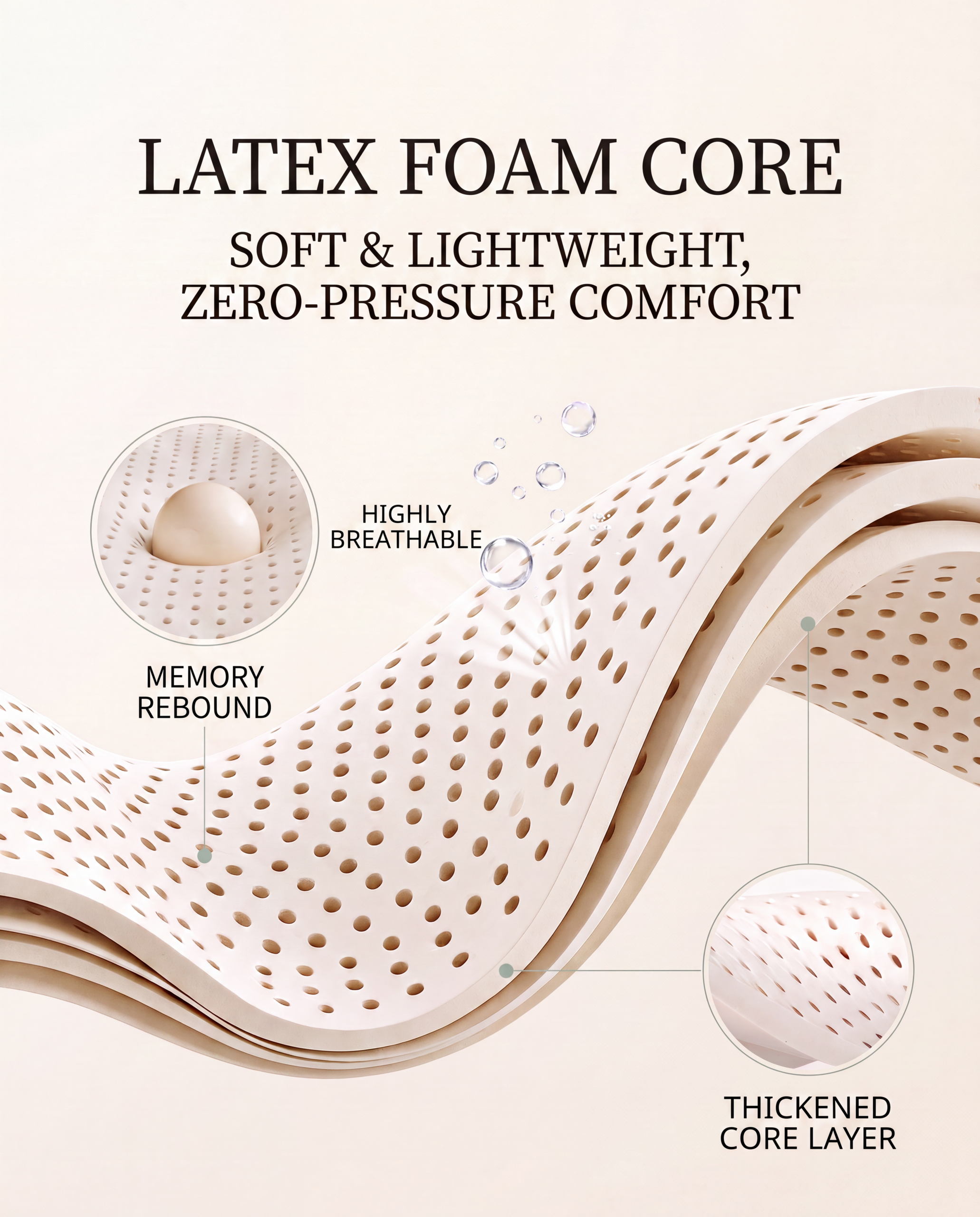 Universal Soft Fiber Car Brown Cushion, Latex Foam Core, Breathable Washable Anti-Slip Pad for Car - Image 5