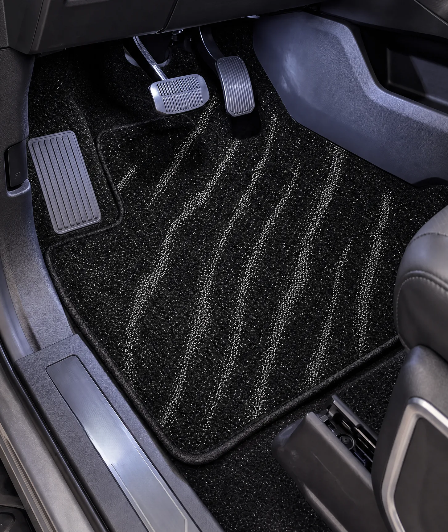 Custom Fit Car Floor Mat, Starry Sky Carpet Embroidery Shimmery Black Auto Interior Lining Quilted Soft, Personalized, Sedan SUV Truck Van - Image 6