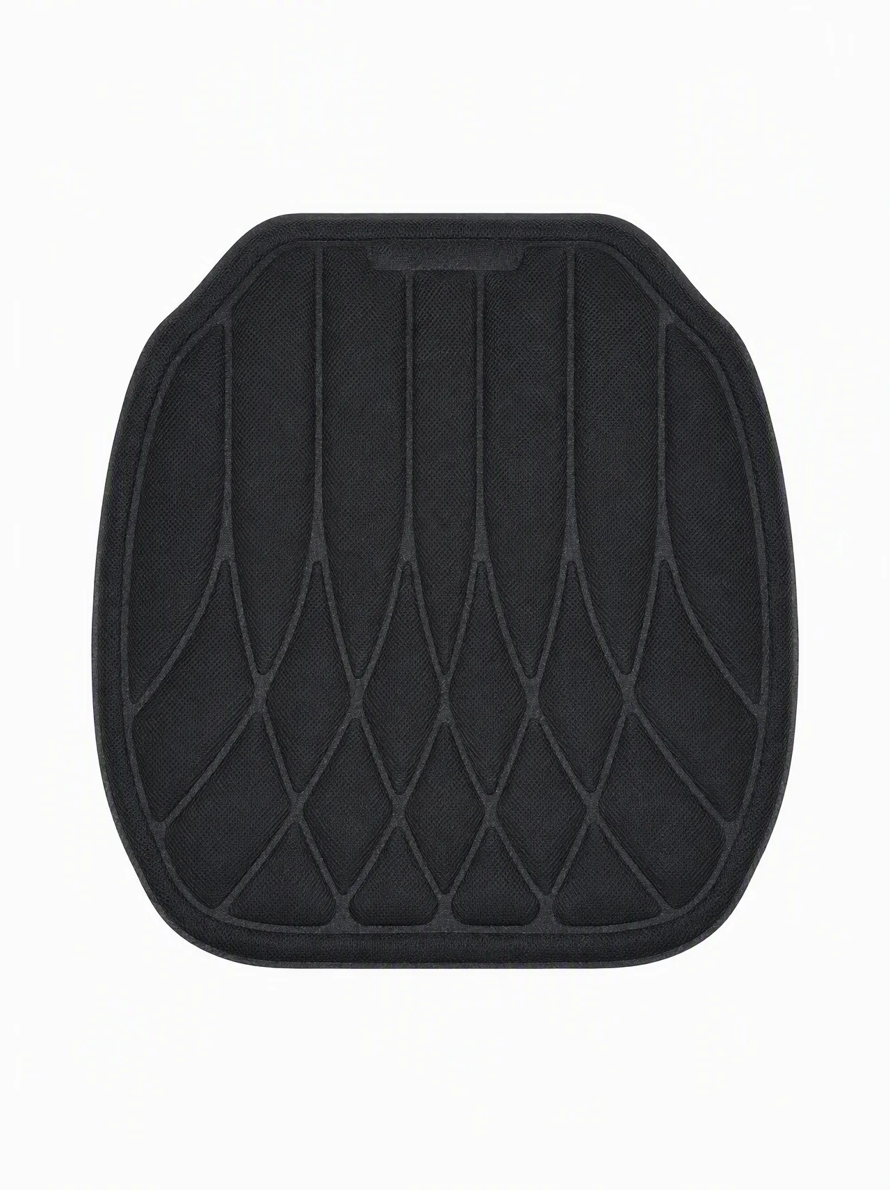 Universal Soft Fiber Car Black Cushion, Latex Foam Core, Breathable Washable Anti-Slip Pad for Car - Image 2